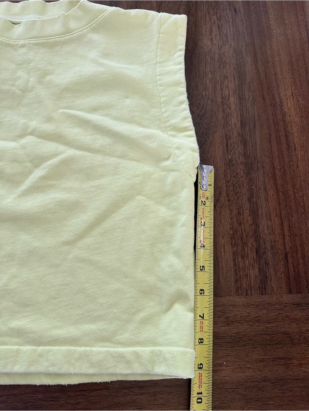 Rachel Comey Cropped Sleeveless Tank in Yellow - Picture 7 of 10